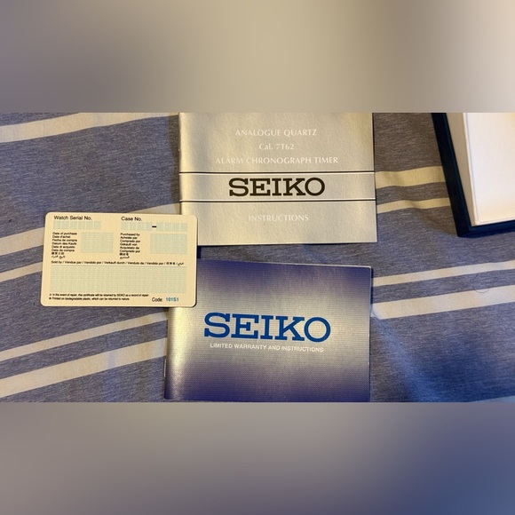 Men’s Vintage Seiko Chronograph Diver’s Watch Yellow Dial SNA-281 7T62-0CL0 - Picture 13 of 13